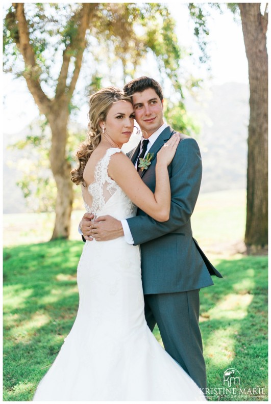 Beautiful Bride and Groom | Temecula Creek Inn Wedding Photo | Temecula Wedding Photographer | Kristine Marie Photography | © www.kristinemariephotography.com