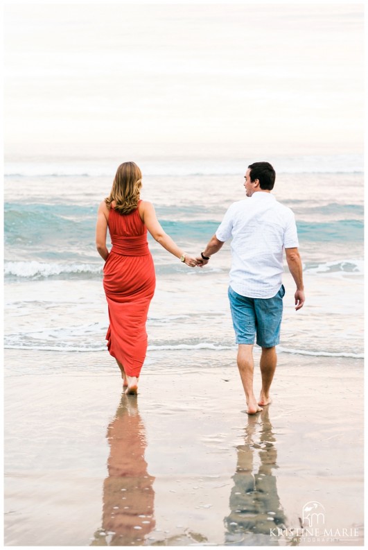 Swami's Beach Engagement Photo | Encinitas Wedding and Engagement Photographer | Kristine Marie Photography | © www.kristinemariephotography.com