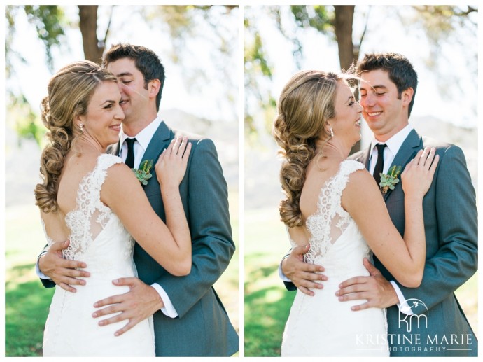 Candid Photos of Bride and Groom | Temecula Creek Inn Wedding Photo | Temecula Wedding Photographer | Kristine Marie Photography | © www.kristinemariephotography.com