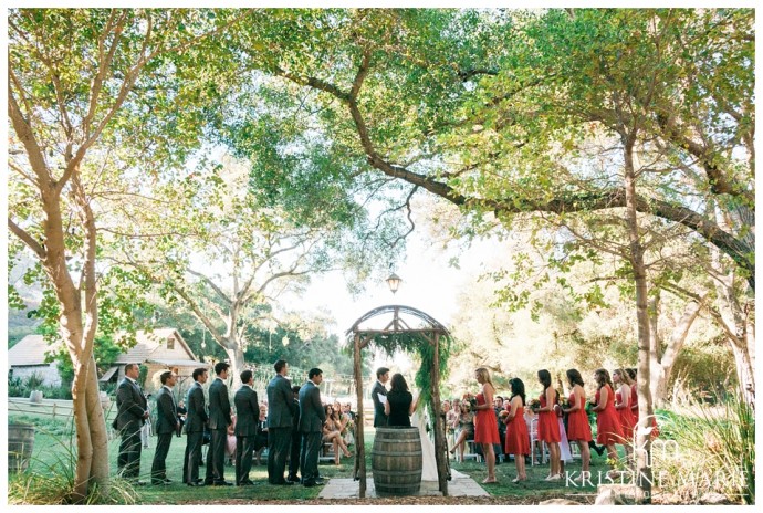 Ceremony | Temecula Creek Inn Wedding Photo | Temecula Wedding Photographer | Kristine Marie Photography | © www.kristinemariephotography.com