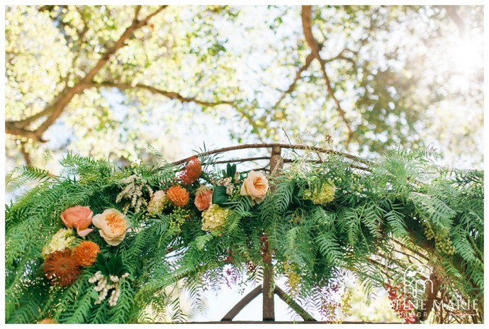 Wedding Ceremony Arch | Temecula Creek Inn Wedding Photo | Temecula Wedding Photographer | Kristine Marie Photography | © www.kristinemariephotography.com