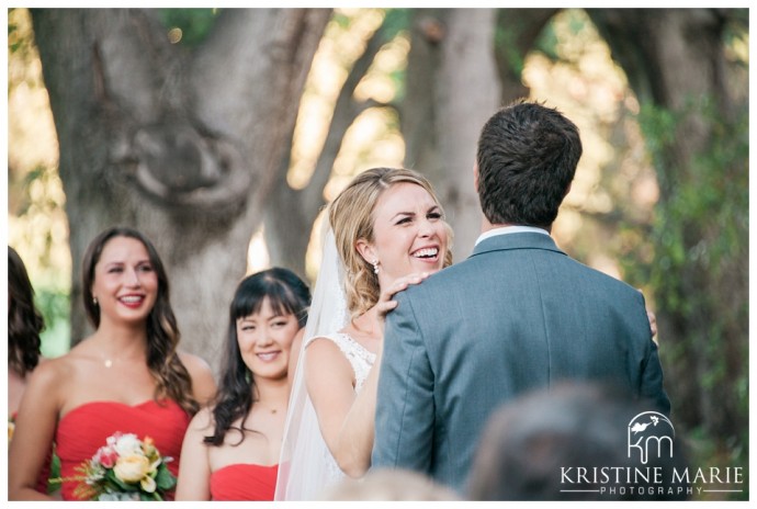 Happy Bride | Temecula Creek Inn Wedding Photo | Temecula Wedding Photographer | Kristine Marie Photography | © www.kristinemariephotography.com