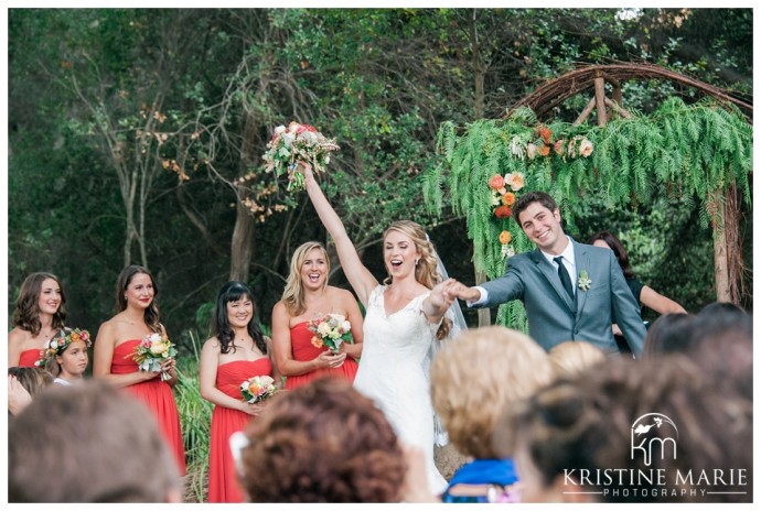 Newlyweds! | Temecula Creek Inn Wedding Photo | Temecula Wedding Photographer | Kristine Marie Photography | © www.kristinemariephotography.com