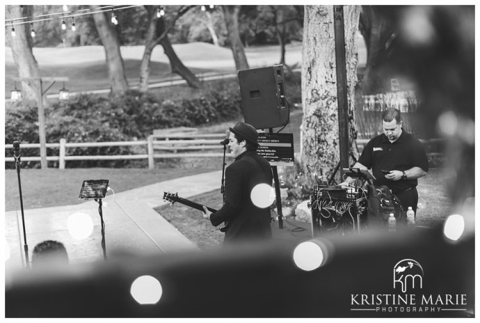 live band | Temecula Creek Inn Wedding Photo | Temecula Wedding Photographer | Kristine Marie Photography | © www.kristinemariephotography.com