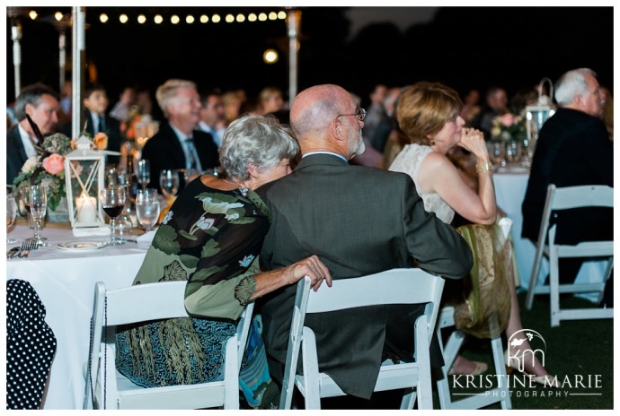 old couple at reception | Temecula Creek Inn Wedding Photo | Temecula Wedding Photographer | Kristine Marie Photography | © www.kristinemariephotography.com