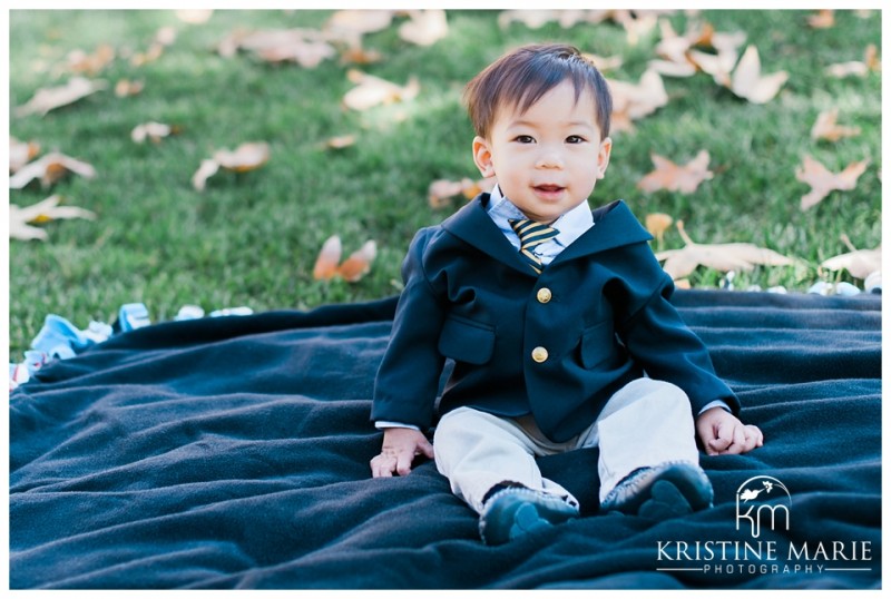 One Year Old Portraits | Birthday Boy | San Diego Family Portrait Photographer | Kristine Marie Photography | © www.kristinemariephotography.com