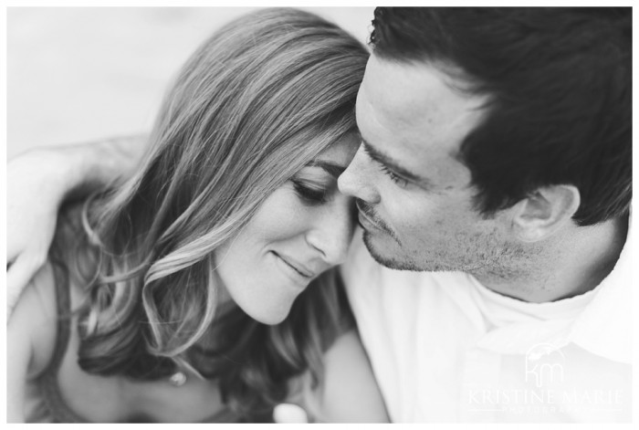 Swamis Beach Sunset Engagement Photo | Encinitas Wedding and Engagement Photographer | Kristine Marie Photography | © www.kristinemariephotography.com