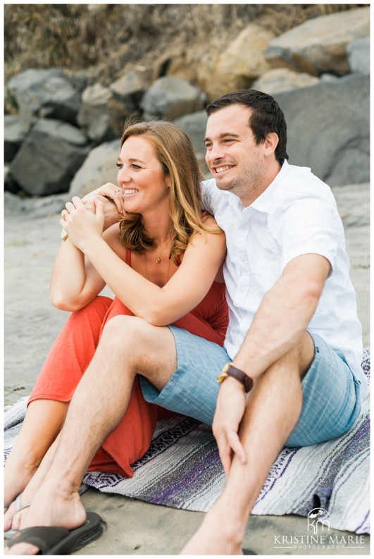 Swami's Beach Engagement Photo | Encinitas Wedding and Engagement Photographer | Kristine Marie Photography | © www.kristinemariephotography.com