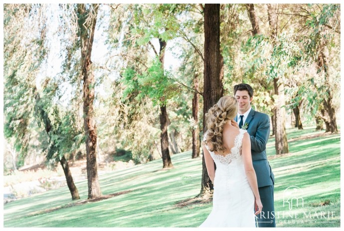 Romantic Bride and Groom Photo | Temecula Creek Inn Wedding Photo | Temecula Wedding Photographer | Kristine Marie Photography | © www.kristinemariephotography.com