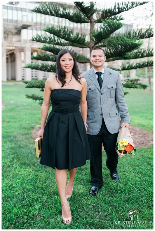 Geisel Library | UCSD Engagement Photo | La Jolla Engagement Wedding Photographer | © www.kristinemariephotography.com