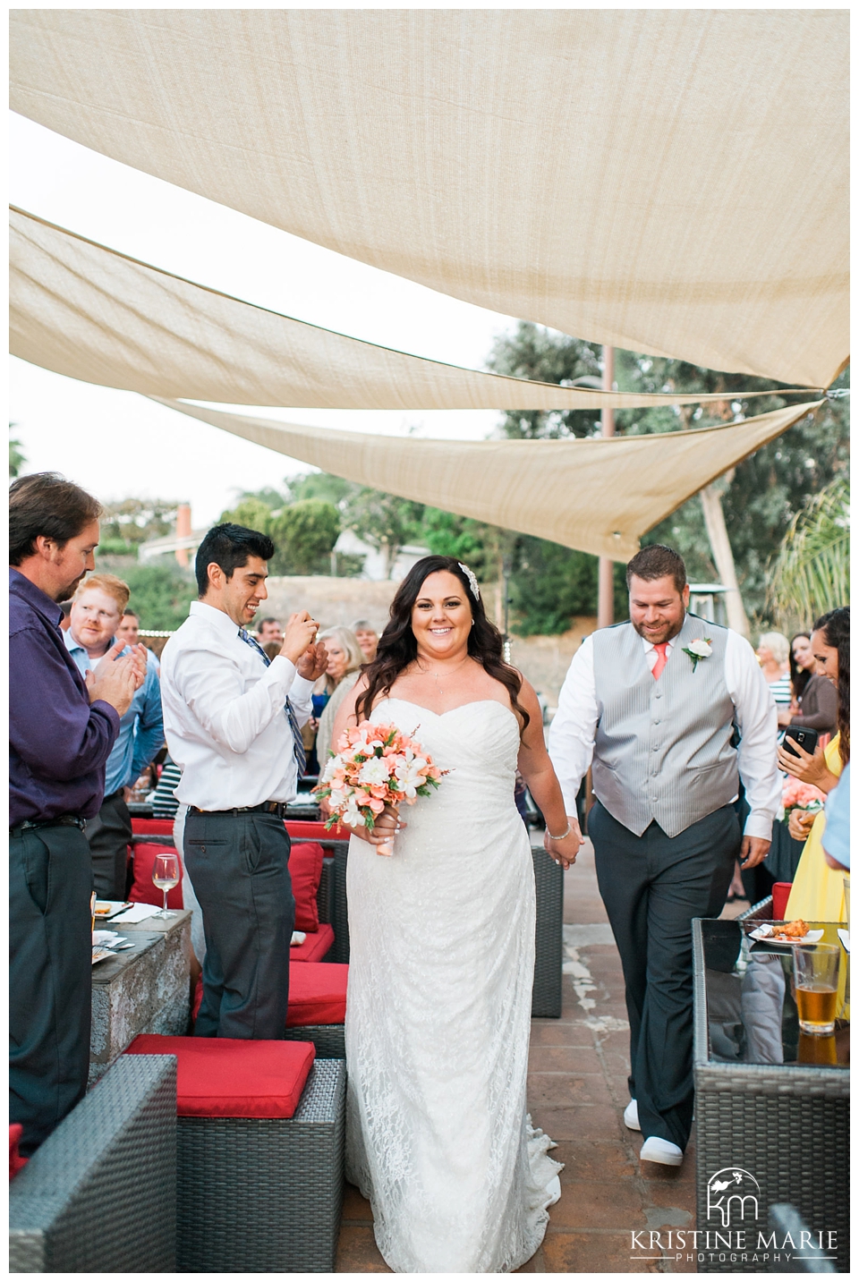 Grand Entrance | Isabella Bistro Wedding | San Diego Wedding Photographer | © Kristine Marie Photography | www.kristinemariephotography.com