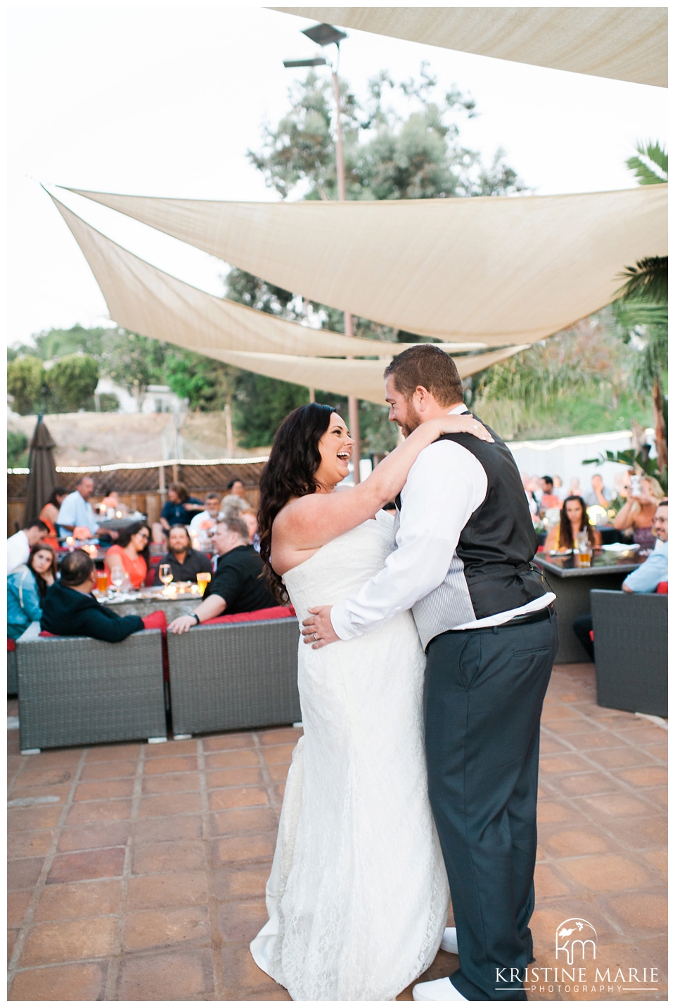 Bride and Groom's First Dance | Isabella Bistro Wedding | San Diego Wedding Photographer | © Kristine Marie Photography | www.kristinemariephotography.com