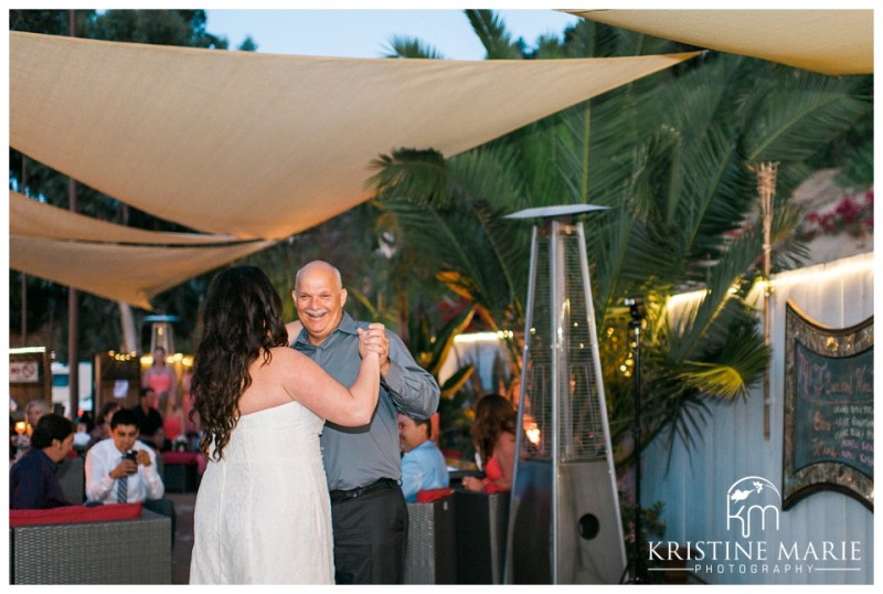 Father Daughter Dance |  Isabella Bistro Wedding | San Diego Wedding Photographer | Kristine Marie Photography