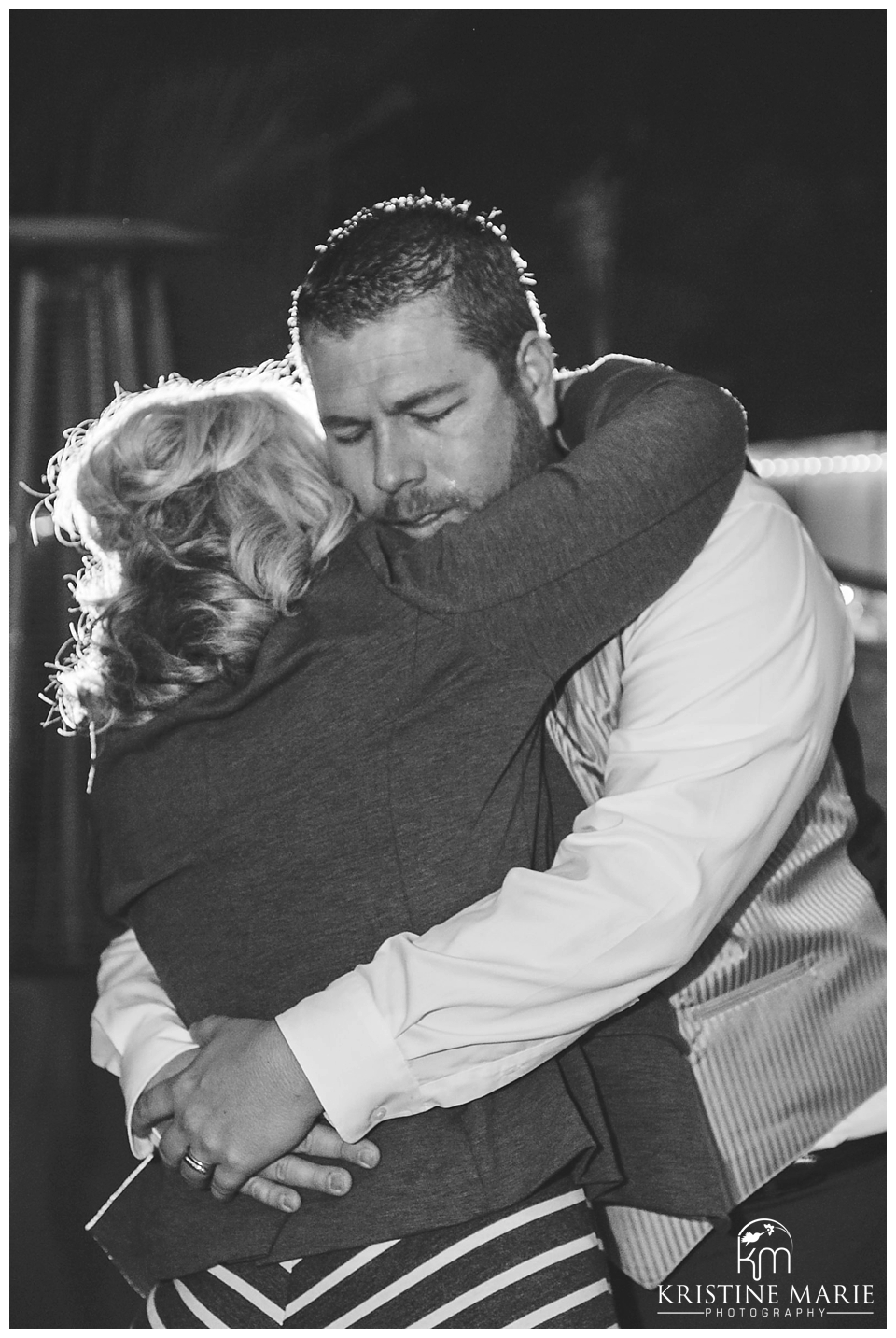 Mother Son Dance | Tearful Grom |  Isabella Bistro Wedding | San Diego Wedding Photographer | Kristine Marie Photography