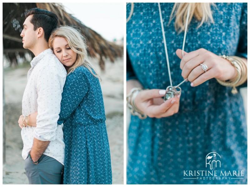 Fine Art Engagement Photographer in San Diego  Windandsea Beach Engagement Photo | La Jolla Wedding Photographer | Kristine Marie Photography | © www.kristinemariephotography.com