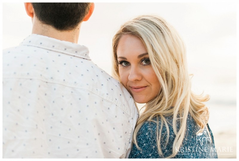 Bride to Be  Windandsea Beach Engagement Photo | La Jolla Wedding Photographer | Kristine Marie Photography | © www.kristinemariephotography.com