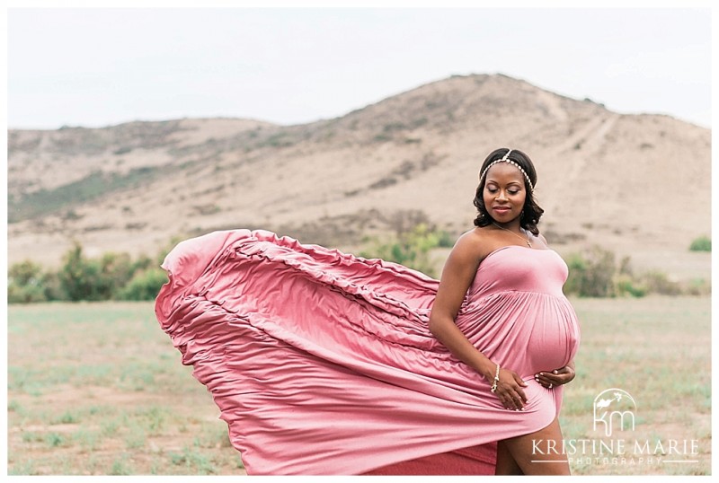 Maternity Photos Outdoors Fine Art Style |  Poway San Diego Maternity Photographer | Kristine Marie Photography © www.kristinemariephotography.com