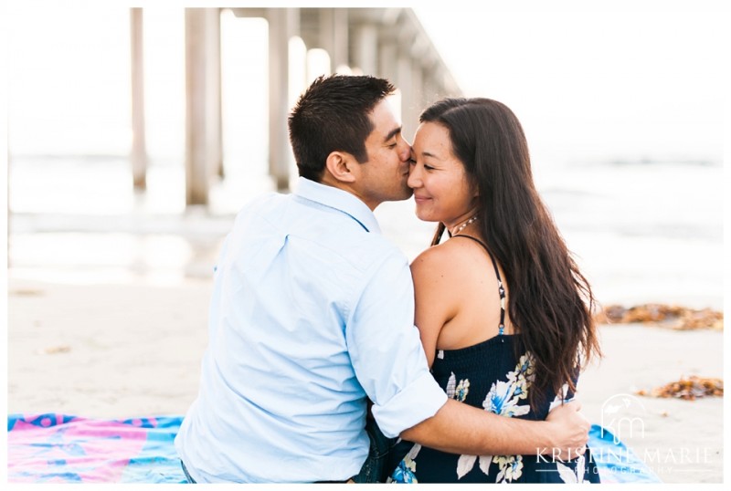 Scripps Pier Beach Engagement Photo | San Diego Engagement Photographer | Kristine Marie Photography © www.kristinemariephotography.com (4)