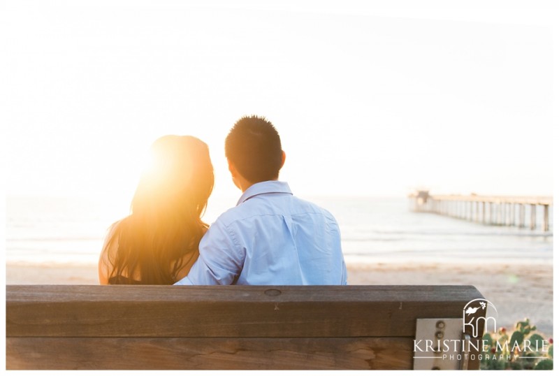 Sunset Scripps Pier Beach Engagement Photo | San Diego Engagement Photographer | Kristine Marie Photography © www.kristinemariephotography.com (12)