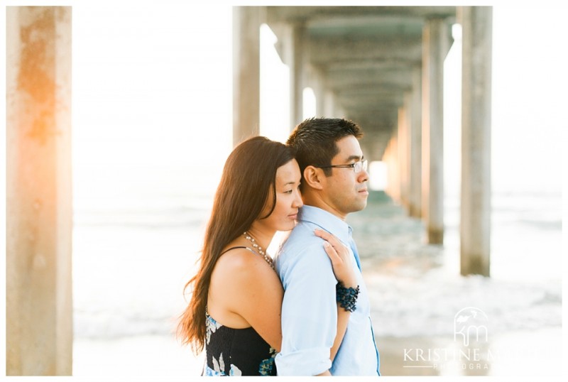 Scripps Pier Beach Engagement Photo | San Diego Engagement Photographer | Kristine Marie Photography © www.kristinemariephotography.com (9)