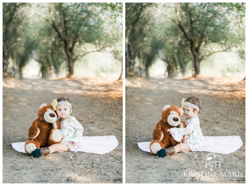 Cute Baby Girl One Year Photos | San Diego Poway Baby Photographer | Kristine Marie Photography © www.kristinemariephotography.com 