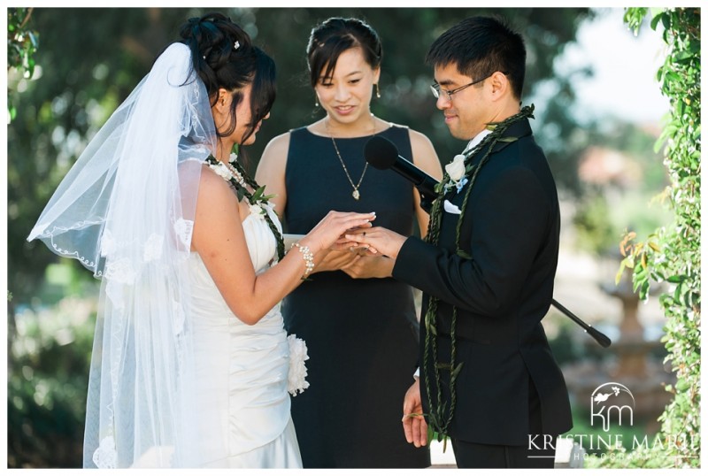 Ring Exchange | The Thursday Club San Diego Wedding Photographer | Kristine Marie Photography | © www.kristinemariephotography.com