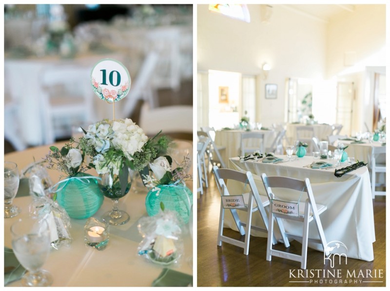 Seafoam Lanterns | The Thursday Club San Diego Wedding Photographer | Kristine Marie Photography | © www.kristinemariephotography.com