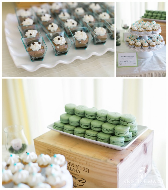 Green Tea Flavored French Macarons | The Thursday Club San Diego Wedding Photographer | Kristine Marie Photography | © www.kristinemariephotography.com