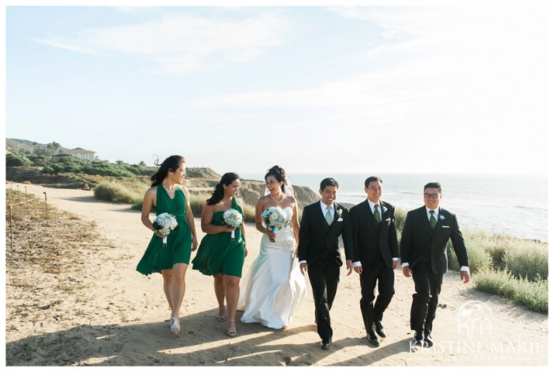 Bridal Party | Sunset Cliffs Wedding Photo | Thursday Club | San Diego Wedding Photographer | Kristine Marie Photography | © www.kristinemariephotography.com