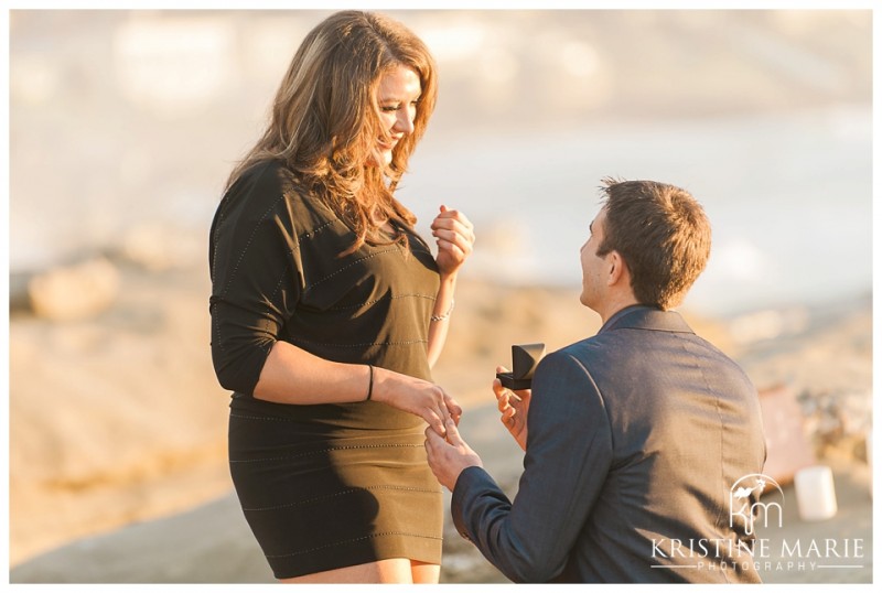 Romantic Surprise Windandsea Beach La Jolla Proposal San Diego Engagement Photographer | Kristine Marie Photography © www.kristinemariephotography.com (14)