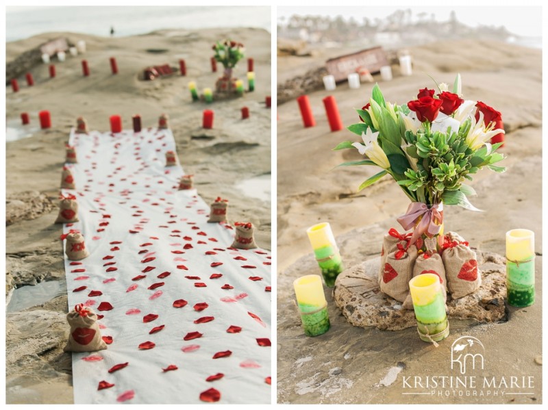 Romantic Surprise Windandsea Beach La Jolla Proposal San Diego Engagement Photographer | Kristine Marie Photography © www.kristinemariephotography.com (2)