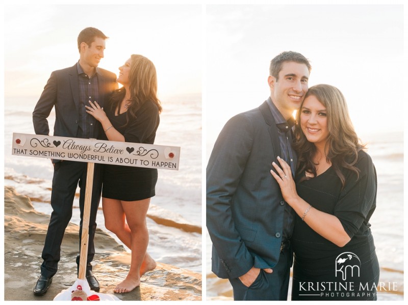 Romantic Surprise Windandsea Beach La Jolla Proposal San Diego Engagement Photographer | Kristine Marie Photography © www.kristinemariephotography.com (18)