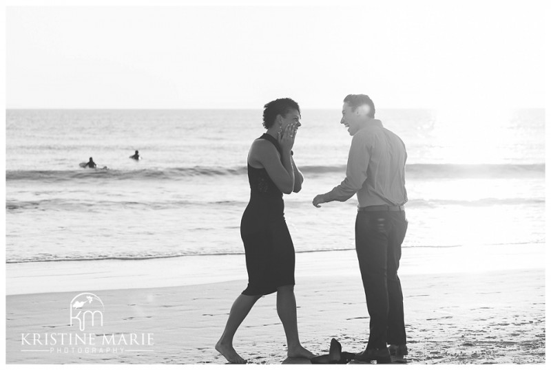 Surprise Sunset Proposal Coronado San Diego Beach Photographer | Kristine Marie Photography | © www.kristinemariephotography.com (17)