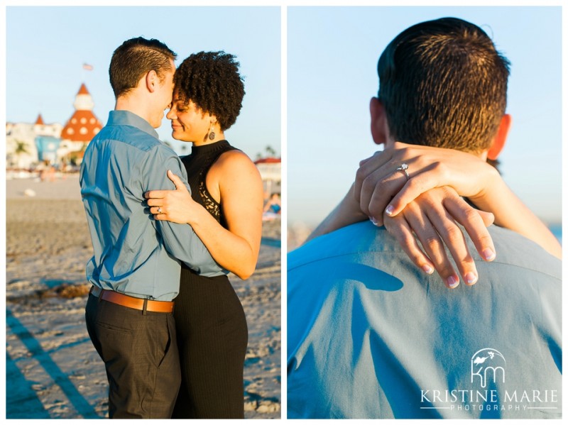 Surprise Sunset Proposal Coronado San Diego Beach Photographer | Kristine Marie Photography | © www.kristinemariephotography.com (24)