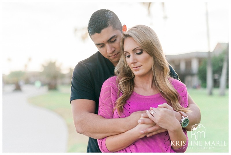 Romantic Sunset Engagement Boats and Beach Cruisers | Mission Bay San Diego Photographer | Kristine Marie Photography © www.kristinemariephotography.com (6)