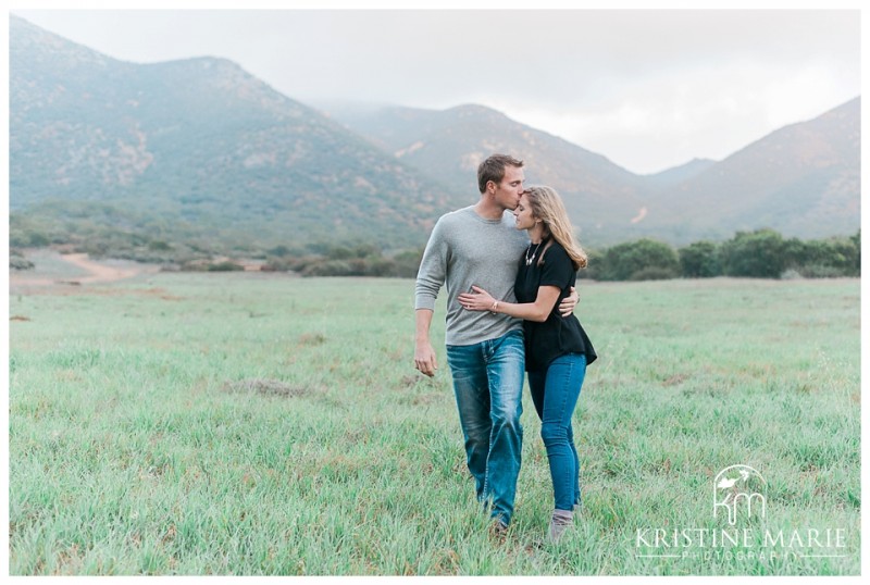 San Diego Outdoor Mountain Wintery Engagement | Iron Mountain Hiking Trail Poway | Wedding Photographer | © Kristine Marie Photography www.kristinemariephotography.com (26)