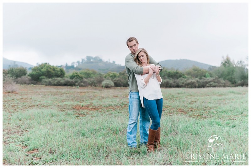 San Diego Outdoor Mountain Wintery Engagement | Iron Mountain Hiking Trail Poway | Wedding Photographer | © Kristine Marie Photography www.kristinemariephotography.com (10)