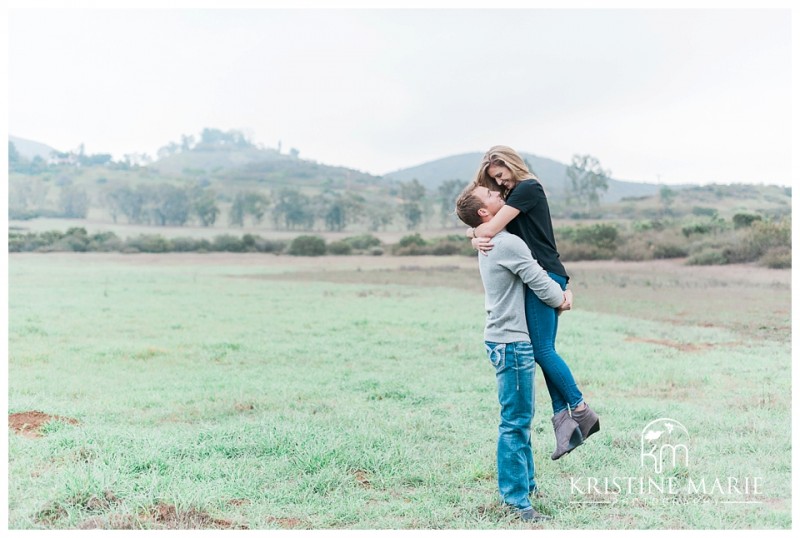 San Diego Outdoor Mountain Wintery Engagement | Iron Mountain Hiking Trail Poway | Wedding Photographer | © Kristine Marie Photography www.kristinemariephotography.com (16)