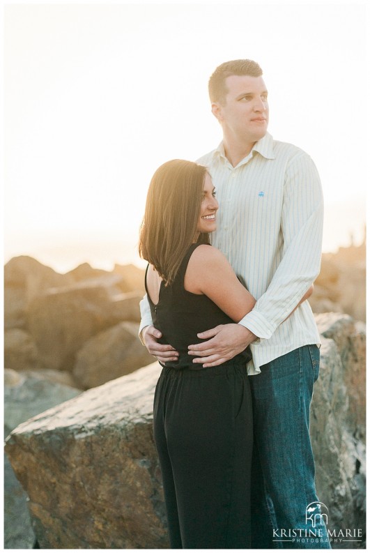 Romantic Hotel Del Coronado Beach Surprise Proposal San Diego Sunset Engagement Photographer | © Kristine Marie Photography | www.kristinemariephotography.com (15)