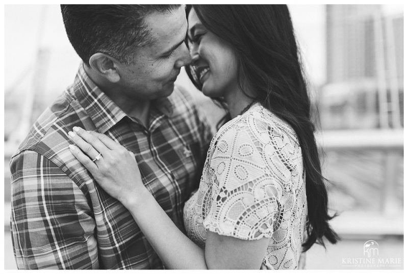 Downtown San Diego Gaslamp Convention Center Engagement Photo | © Kristine Marie Photography www.kristinemariephotography.com (8)