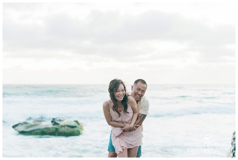 Fun Windandsea Beach La Jolla San Diego Engagement Photo | © Kristine Marie Photography www.kristinemariephotography.com (19)