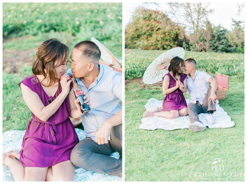 Picnic Kate O Sessions Park | Windandsea Beach La Jolla San Diego Engagement Photo | © Kristine Marie Photography www.kristinemariephotography.com (5)