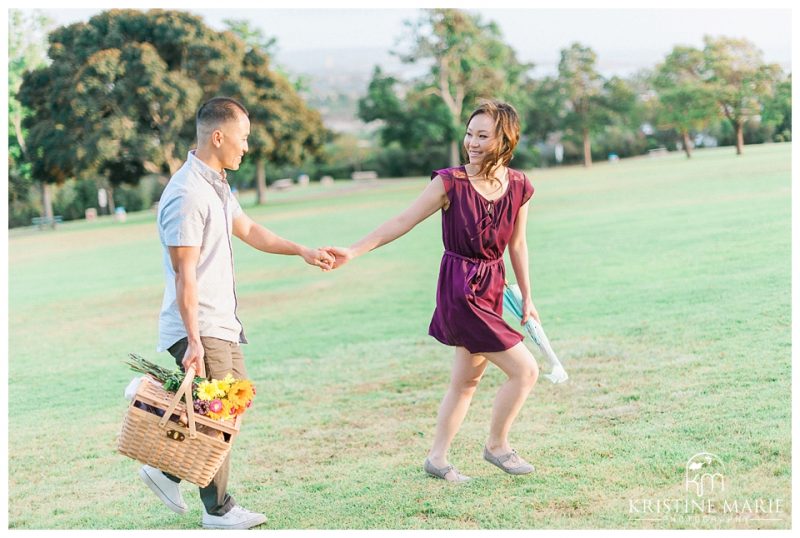 Picnic Kate O Sessions Park | Windandsea Beach La Jolla San Diego Engagement Photo | © Kristine Marie Photography www.kristinemariephotography.com (8)