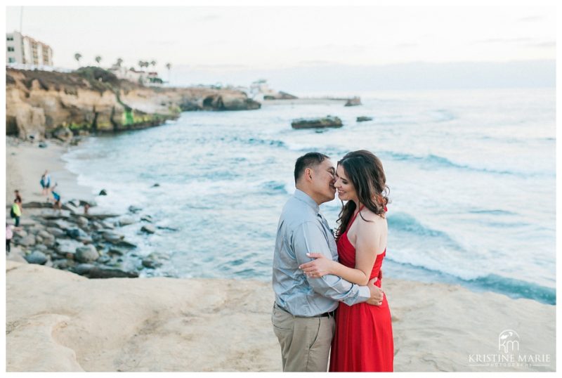 La Jolla Cove Beach Engagement Photos San Diego Photographer | © Kristine Marie Photography | www.kristinemariephotography.com (18)