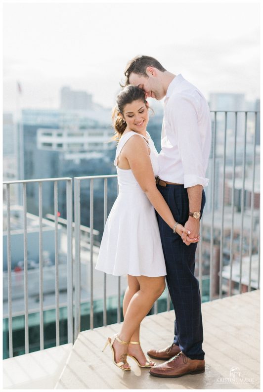 Rooftop Engagement Downtown San Diego Photo| Hilton Bayfront | © Kristine Marie Photography www.kristinemariephotography.com (8)