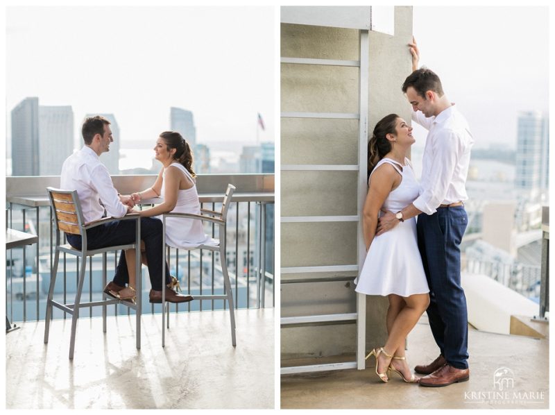 Rooftop Engagement Downtown San Diego Photo| Hilton Bayfront | © Kristine Marie Photography www.kristinemariephotography.com (9)