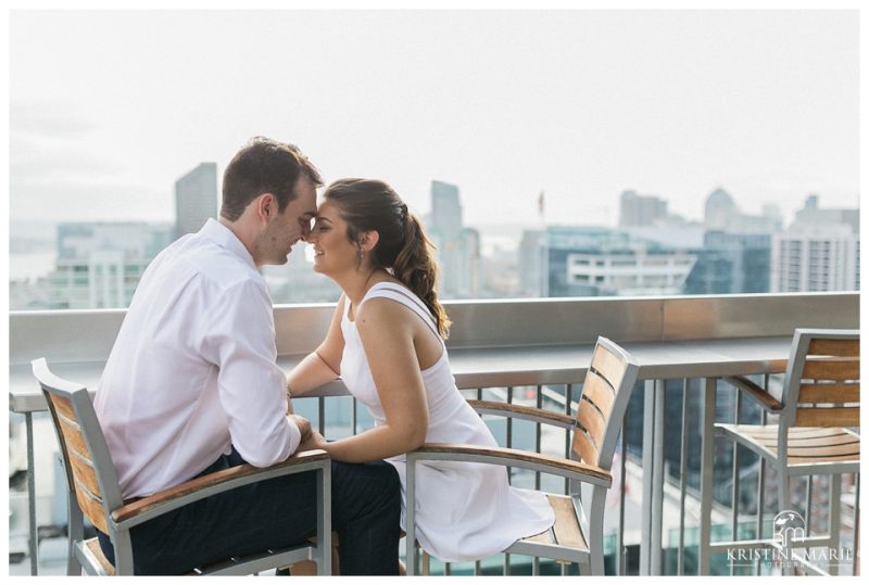 Rooftop Engagement Downtown San Diego Photo| Hilton Bayfront | © Kristine Marie Photography www.kristinemariephotography.com (10)