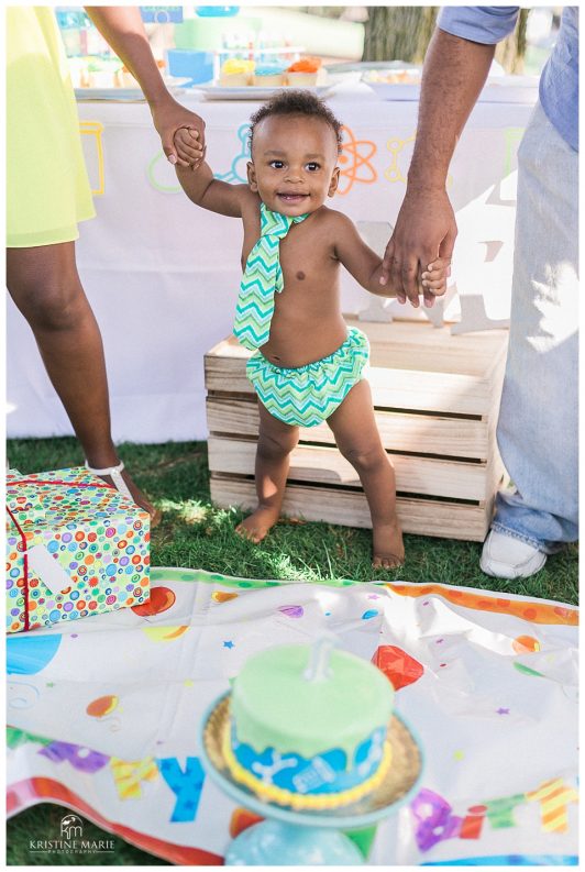 Kate O Sessions Memorial Park San Diego | First Birthday Cake Smash Photos | © Kristine Marie Photography www.kristinemariephotography.com (34)