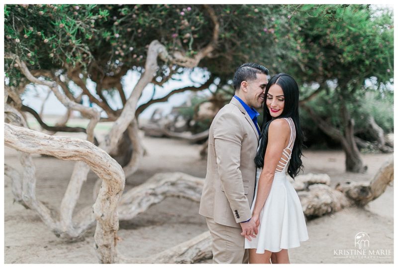 Romantic La Jolla Cove Beach Engagement | San Diego Wedding Photographer | © Kristine Marie Photography www.kristinemariephotography.com (10)