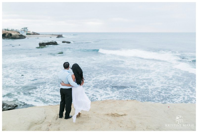 Romantic La Jolla Cove Beach Engagement | San Diego Wedding Photographer | © Kristine Marie Photography www.kristinemariephotography.com (16)